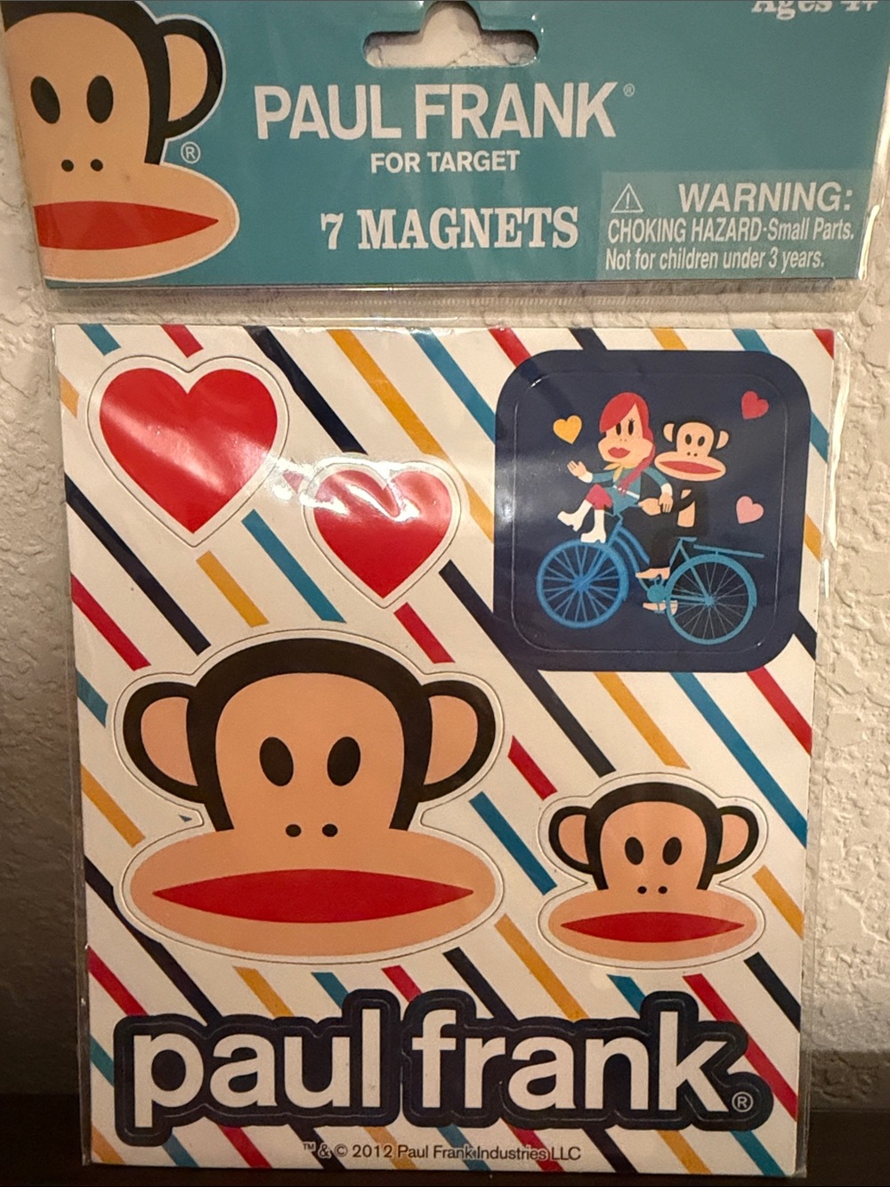 Paul Frank Navy Blue Multicolor Julius Monkey Stationery & Magnet Set - Picture 4 of 7